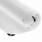 Vidaxl bche transparente avec ?illets 3x6 m pvc bche claire bche claire rsistante bche en plastique ...
