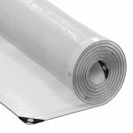 Vidaxl b�che transparente avec ?illets 5x12 m poly�thyl�ne b�che claire 4018528