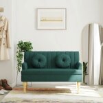 Vidaxl banc avec coussins canap� avec accoudoir et dossier banquette avec pieds en bois si�ge de salon ...