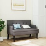 Vidaxl banc avec dossier canap� avec accoudoir banquette avec pieds en bois si�ge de salon salle de s�jour ...