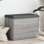 Vidaxl banc de rangement coffre de rangement avec coussin organisateur de vtements jouets couloir salon ...