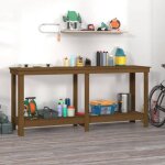 Vidaxl banc de travail table de travail poste de travail banc doutils banc de rangement atelier garage ...