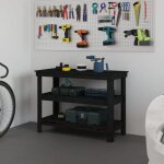 Vidaxl banc de travail table de travail poste de travail banc doutils banc de rangement atelier garage ...