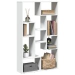 Vidaxl biblioth�que blanc 72x20x1205 cm bois ding�nierie 858156