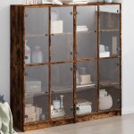 Vidaxl bibliothèque avec portes armoire à livres avec poignées meuble avec compartiments de salon intérieur ... Vidaxl bibliothèque avec portes armoire à livres avec poignées meuble avec compartiments de salon intérieur ...