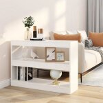 Vidaxl biblioth�que / s�parateur de pi�ce blanc 100x30x72 cm 811736