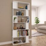 Vidaxl bibliothque / sparateur de pice meuble de rangement tagre  livres salon salle de sjour ...