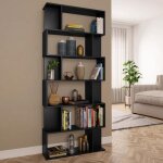 Vidaxl biblioth�que / s�parateur de pi�ce meuble de rangement �tag�re � livres salon salle de s�jour ...