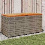 Vidaxl bo�te de rangement de jardin coffre � outils meuble de rangement organisateur de terrasse patio ...
