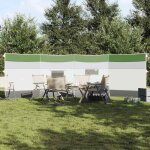 Vidaxl brise - vent de camping vert 510x153 cm imperm�able brise - vent de plage brise - vent de camping ...