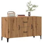 Vidaxl buffet ch�ne artisanal 100x36x60 cm bois ding�nierie 856905