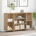 Vidaxl buffet ch�ne artisanal 120 x 30 x 75 cm bois ding�nierie