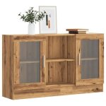 Vidaxl buffet ch�ne artisanal 120x305x70 cm bois ding�nierie 856165