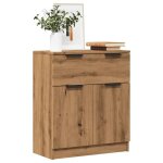 Vidaxl buffet ch�ne artisanal 60x30x70 cm bois ding�nierie 856839