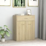 Vidaxl buffet chêne sonoma 60x30x75 cm bois d'ingénierie 800714 Vidaxl buffet chêne sonoma 60x30x75 cm bois d'ingénierie 800714