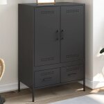 Vidaxl buffet haut armoire avec pieds et compartiments placard avec porte organisateur de salle de s�jour ...