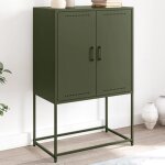 Vidaxl buffet haut vert olive 685x385x107 cm acier buffet placard armoire latérale armoire armoire de ... Vidaxl buffet haut vert olive 685x385x107 cm acier buffet placard armoire latérale armoire armoire de ...