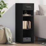 Vidaxl buffet noir 30x425x93 cm bois ding�nierie armoire armoire lat�rale armoire de rangement armoire ...