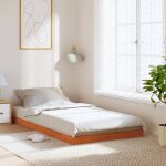 Vidaxl cadre de lit cire marron 90x190 cm bois de pin massif meuble de chambre à coucher sommier lit ... Vidaxl cadre de lit cire marron 90x190 cm bois de pin massif meuble de chambre à coucher sommier lit ...