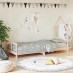 Vidaxl cadre de lit pour enfants lit simple avec sommier � lattes meuble de chambre � coucher scandinave ...