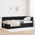 Vidaxl cadre de lit moderne meuble de chambre matelas base contemporaine solution de sommeil minimaliste ...