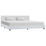 Vidaxl cadre de lit sommier  lattes lit rembourr lit double lit adulte lit coffre chambre  coucher ...