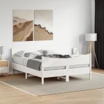 Vidaxl cadre de lit et tête de lit lit double avec sommier à lattes lit adulte de chambre moderne blanc ... Vidaxl cadre de lit et tête de lit lit double avec sommier à lattes lit adulte de chambre moderne blanc ...