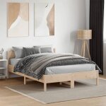 Vidaxl cadre de lit avec t�te de lit lit double avec sommier � lattes lit adulte meuble de chambre moderne ...