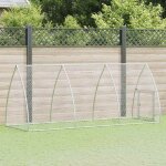 Vidaxl cage pour poules argenté 300x105x120 cm acier galvanisé poulailler enclos à poules poulailler ... Vidaxl cage pour poules argenté 300x105x120 cm acier galvanisé poulailler enclos à poules poulailler ...