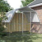 Vidaxl cage à poules avec toit et porte enclos à poules cage pour animaux poulailler de jardin terrasse ... Vidaxl cage à poules avec toit et porte enclos à poules cage pour animaux poulailler de jardin terrasse ...