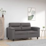 Vidaxl canap  2 places fauteuil avec dossier sige avec accoudoirs causeuse de salon salle de sjour ...