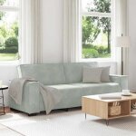 Vidaxl canapé à 3 places gris clair 180 cm velours canapé canapé trois places canapé 3 places en velours ... Vidaxl canapé à 3 places gris clair 180 cm velours canapé canapé trois places canapé 3 places en velours ...