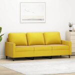 Vidaxl canap� � 3 places si�ge avec accoudoirs fauteuil avec dossier meuble de salon salle de s�jour ...