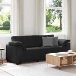 Vidaxl canapé à 3 places noir 178 cm velours canapé canapé trois places canapé 3 places en velours divan ... Vidaxl canapé à 3 places noir 178 cm velours canapé canapé trois places canapé 3 places en velours divan ...