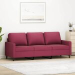 Vidaxl canapé à 3 places, siège avec accoudoirs, fauteuil avec dossier, meuble de salon salle de séjour ... Vidaxl canapé à 3 places, siège avec accoudoirs, fauteuil avec dossier, meuble de salon salle de séjour ...