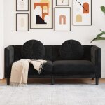 Vidaxl canapé avec coussins 2 places, chaise avec accoudoirs et dossier, siège avec pieds, fauteuil tv ... Vidaxl canapé avec coussins 2 places, chaise avec accoudoirs et dossier, siège avec pieds, fauteuil tv ...