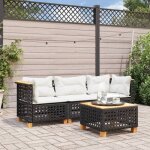 Vidaxl canapé de jardin avec coussins 3 places noir résine tressée canapé dextérieur siège de jardin ... Vidaxl canapé de jardin avec coussins 3 places noir résine tressée canapé dextérieur siège de jardin ...