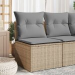 Vidaxl canapé de jardin sans accoudoirs coussins siège avec housse meuble de terrasse patio balcon extérieur ... Vidaxl canapé de jardin sans accoudoirs coussins siège avec housse meuble de terrasse patio balcon extérieur ...