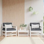 Vidaxl chaises de jardin 2 pcs si�ges avec accoudoir fauteuils avec dossier meuble de terrasse patio ...