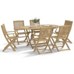 Vidaxl chaises de jardin pliantes lot de 6 545x58x90 cm bois dacacia chaise de jardin en bois chaise ...