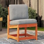 Vidaxl chaise de jardin si�ge avec dossier chaise � lattes de patio meubles dext�rieur terrasse balcon ...