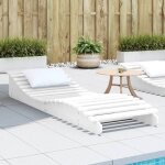 Vidaxl chaise longue transat de patio lit de repos de jardin bain de soleil piscine terrasse balcon moderne ...