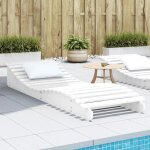 Vidaxl chaise longue transat de patio lit de repos de jardin bain de soleil piscine terrasse balcon moderne ...
