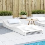 Vidaxl chaise longue transat de patio lit de repos de jardin bain de soleil piscine terrasse balcon moderne ...