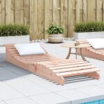 Vidaxl chaise longue transat de patio lit de repos de jardin bain de soleil piscine terrasse balcon moderne ...