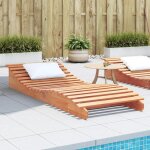 Vidaxl chaise longue transat de patio lit de repos de jardin bain de soleil piscine terrasse balcon moderne ...
