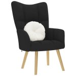 Vidaxl chaise de relaxation noir tissu, chaise, fauteuil relax, fauteuil relax en tissu, chaise de salon, ... Vidaxl chaise de relaxation noir tissu, chaise, fauteuil relax, fauteuil relax en tissu, chaise de salon, ...