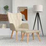 Vidaxl chaise de relaxation et tabouret fauteuil avec repose - pied chaise de salon salle de s�jour maison ...