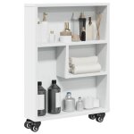 Vidaxl chariot de rangement étroit blanc 48x13x68 cm bois d'ingénierie, chariot de rangement mince, chariot ... Vidaxl chariot de rangement étroit blanc 48x13x68 cm bois d'ingénierie, chariot de rangement mince, chariot ...