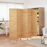 Vidaxl cloison de s�paration 5 panneaux 205x180 cm hyacinthe deau 355197